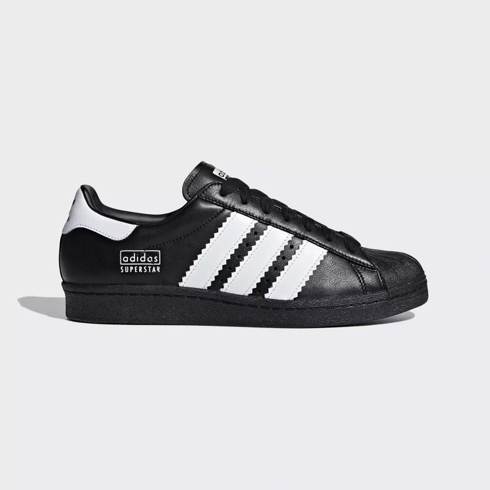 Adidas Superstar 80s Tenis Negros Para Hombre (MX-51330)